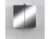 Bad Spiegelschrank mit LED Lampe 60 cm breit